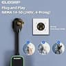ELEGRP 40-Amp Portable Level 2 EV Charger with NEMA 14-50 Plug (J1772)