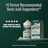 pH-D Feminine Health Support 600 mg Boric Acid Suppositories for Women, 36 Count