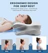 DONAMA Ergonomic Cervical Memory Foam Pillow with Unique Armrest Design and Cooling