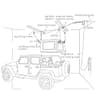 ALLCOS Hard Top Removal Ceiling-Mounted Pulley Hoist for Jeep & Bronco