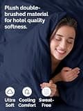 CGK Unlimited Double-Brushed Microfiber Oversized King Cover, 120"x98"