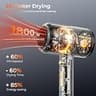 SHRATE Professional 160,000 RPM Brushless Ionic Hair Dryer with Diffuser