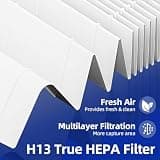 12-Piece True HEPA R and Carbon Pre-Filter Kit for Honeywell HPA200 Series