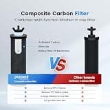 Purewell 3-Stage 0.01μm Ultra-Filtration Countertop Gravity Water Filter System