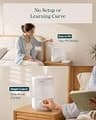 Levoit 2.5-Liter Top-Fill Cool Mist Humidifier with Quiet Auto Shut-Off