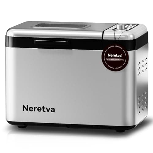 Neretva 15-in-1 Automatic Bread Maker with Large 3.3-Pound Capacity and Ceramic Pan