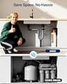Frizzlife M800 Non-Electric Tankless Reverse Osmosis Water Filter System