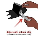 ACE Brand Reversible Adjustable Palmar Splint Wrist Brace for Daily Wear