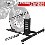 JY PERFORMANCE 1800lb Adjustable Universal Front Motorcycle Wheel Chock
