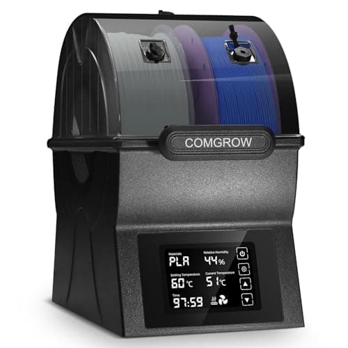 Comgrow SH02 Dual-Spool PTC Fast Heating 3D Printer Filament Dehydrator Box