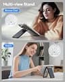 TWZKG Vegan Leather MagSafe Wallet Stand with RFID Protection - 5 Card Capacity