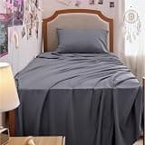 Bedsure Bamboo Rayon Twin XL Cooling Sheet Set, 16-Inch Deep Pockets & Silky Feel