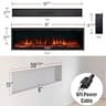 Westinghouse 60-Inch Smart Electric Fireplace Heater with Remote Control