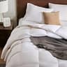 APSMILE Queen High Fill-Power Organic Cotton Down Comforter, Medium Warmth