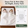OhGeni 3D Honeycomb Weave 100% Waterproof Queen Size Mattress Protector