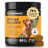 Premium Dog Allergy Relief Immunity Chews with Salmon Oil & Probiotics, 90 Ct