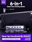 JSAUX HB0603 Upgraded 6-in-1 Docking Station for ROG Ally, 4K@120Hz, 100W PD, Ethernet