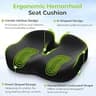 AUVON Ergonomic Thick Memory Foam Donut Seat Cushion for Tailbone Pain