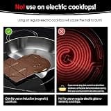 KitchenRaku Translucent Large Induction Protector Mat for 36-Inch Ranges