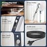 GOATCLEAN B0FS17DQKD 11-in-1 Detachable Handheld Steam Mop for Multi-Surface Cleaning