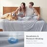 Bedsure Dual-Sided Cool Tech Lightweight Comforter for Night Sweats, Queen Size