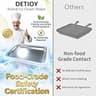 DETIOY 2026 Upgraded SUS304 Stainless Steel Rolled Ice Cream Maker Kit