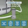 Bestway Flowclear 1500 GPH Above Ground Pool Filter Pump System with Built-In Timer
