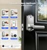 Veise VE019 Fingerprint Smart Lever Lock with Touchscreen Keypad System