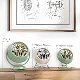 Vornado VFAN Mini Classic Vintage Metal Desk Fan with Vortex Air Circulation