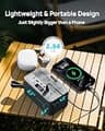 DARAN 89.6Wh LiFePO4 Portable Power Station with 100W AC & Fast Charge