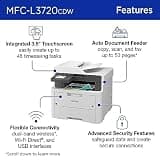 Brother MFC-L3720CDW Wireless Color Laser All-in-One Printer with Fax