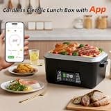 Vabaso Cordless Electric Lunch Box with Bluetooth App Control and Timer
