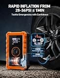 AstroAI S8 Air 3000A Jump Starter with 150PSI Cordless Digital Air Compressor