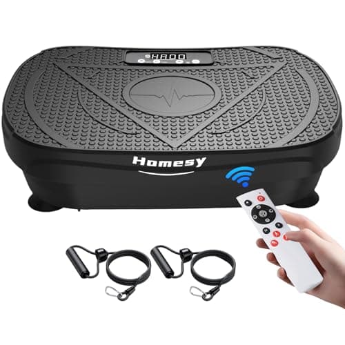 Homesy Low-Impact Full-Body Vibration Plate Exercise Machine Platform