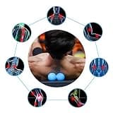 5BILLION FITNESS Natural Rubber Peanut Massage Ball for Deep Tissue
