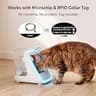 ePawDen Cordless Rechargeable Microchip Cat Feeder with Stainless Bowl