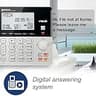VTech VG208 Hybrid Corded and Cordless DECT 6.0 Phone System with Answering Machine