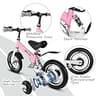 bikeboy 3-in-1 Kids Convertible Balance Bike with Shock Absorbers and Fenders