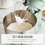 Martha Stewart 12-Speed Tilt-Head Electric Stand Mixer, 5.3-Quart (Green)