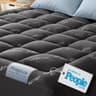 Niagara Sleep Solution Ultra-Soft Bamboo Pillow Top Mattress Topper for Back Pain