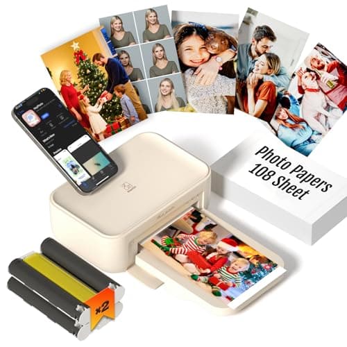 iDPRT CP4100 4x6 Wireless Thermal Instant Photo Printer with Dual Connectivity