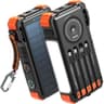 BLAVOR 20000mAh Solar Power Bank with Apple Watch Charger and Survival Tools