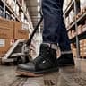 NINGO Skate-Style Retro Composite Toe Safety Shoe With Slip-Resistant Sole