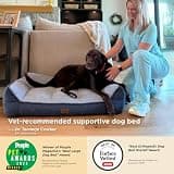 Bedsure SupportMax XL Pro Orthopedic Dog Bed for Large Dogs with Wrap-Around Bolster