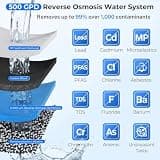 iSpring RO500AK-BN Tankless Reverse Osmosis Water Filter with Alkaline Stage