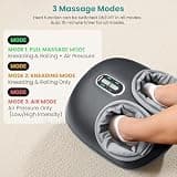 Nekteck Shiatsu Foot Massager with Heat and 3 Modes Deep Kneading Therapy