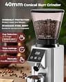 Tuni G1 Conical Burr Espresso Coffee Grinder with Detachable Portafilter Holder