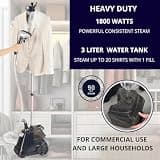 SALAV Heavy Duty Commercial Full-Size Garment Steamer with Foot Controls