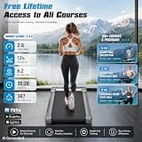 PACEROCKER Walking Pad Treadmill with 12% Auto Incline & 2.5 HP Motor