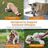 Zesty Paws Allergy Immune Bites, Peanut Butter Dog Probiotic Supplement, 90 Ct